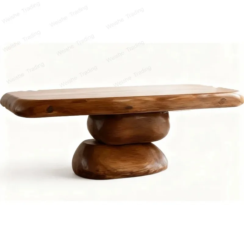 High-end creative all-solid wood coffee table wabi-sabi wind log tea table Chinese antique homestay furniture
High-end creative all-solid wood coffee table wabi-sabi wind log tea table Chinese antique homestay furniture