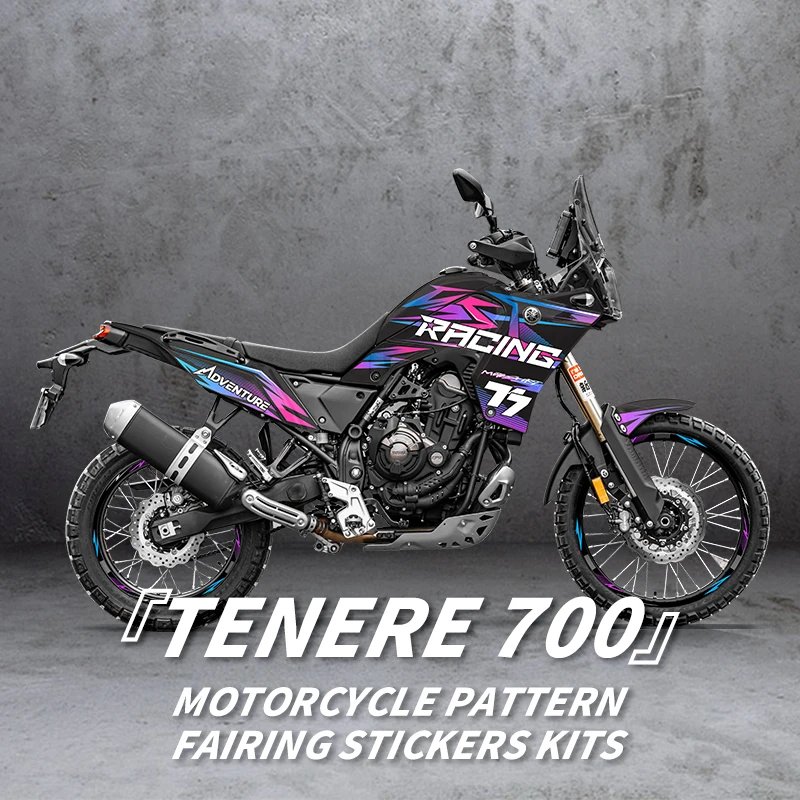 High-Gloss Electroplated Vinyl Stickers for YAMAHA TENERE 700 Motorcycle - Iridescent Light-Changing Decals for Off-Road Styling
High-Gloss Electroplated Vinyl Stickers for YAMAHA TENERE 700 Motorcycle - Iridescent Light-Changing Decals for Off-Road Styling