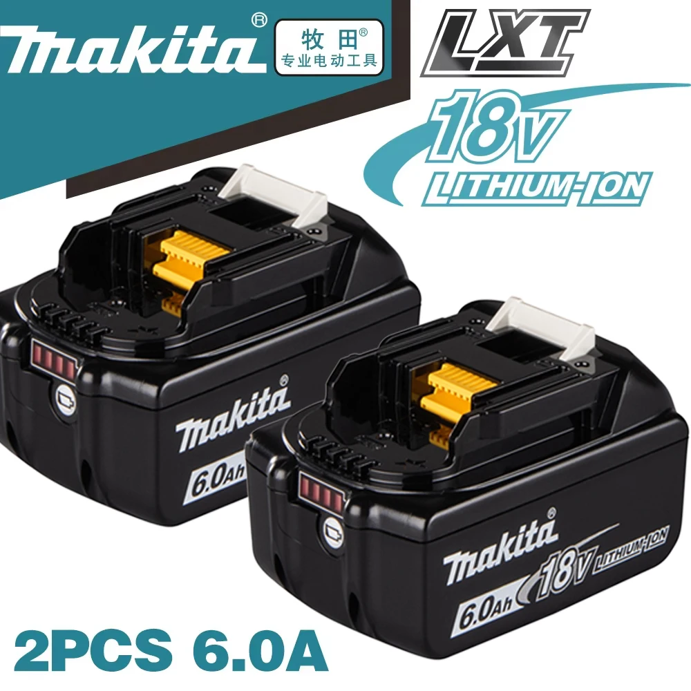 100% Genuine 18V Makita 6Ah/5Ah/3Ah for Makita Battery BL1840 BL1830B BL1850B BL1850 BL1860 BL1815 Replacement Lithium Battery
100% Genuine 18V Makita 6Ah/5Ah/3Ah for Makita Battery BL1840 BL1830B BL1850B BL1850 BL1860 BL1815 Replacement Lithium Battery
