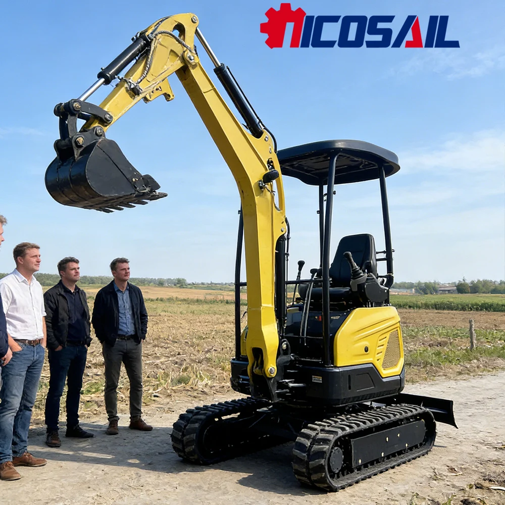 1.8Ton Mini Excavator Hydraulic 360° Rotation for Construction Farm Garden Narrow Space Work
1.8Ton Mini Excavator Hydraulic 360° Rotation for Construction Farm Garden Narrow Space Work