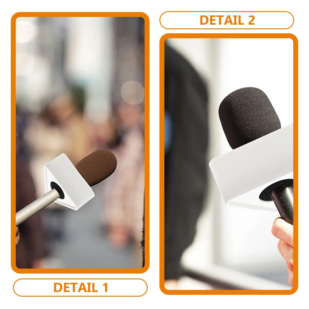 4pcs Triangular Microphone Logo Stations Abs Material Interview Mic Flag Holders Wireless Microphone Isolation Display Cover For
4pcs Triangular Microphone Logo Stations Abs Material Interview Mic Flag Holders Wireless Microphone Isolation Display Cover For