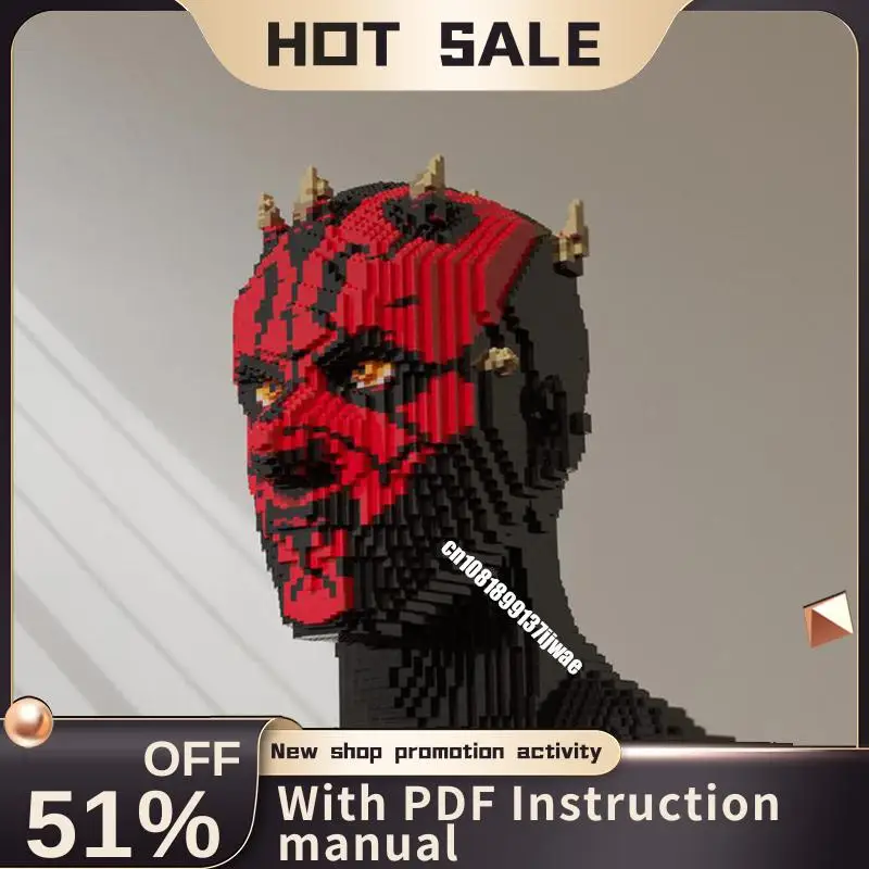 New 8890PCS Space Wars Famous Movie Large Character Bust Model Custom Puzzle DIY creative ideas Kid Toys Birthday Christmas Gift
New 8890PCS Space Wars Famous Movie Large Character Bust Model Custom Puzzle DIY creative ideas Kid Toys Birthday Christmas Gift