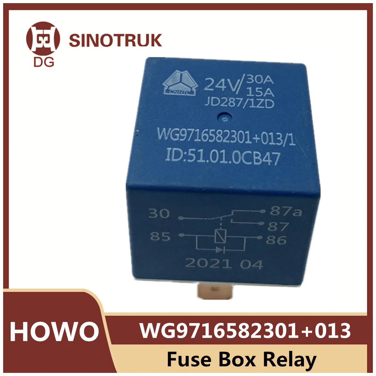 Реле WG9716582301 + 013 для предохранительной коробки Sinotruk Howo, реле с золотым принтером, аксессуары 24 В
Реле WG9716582301 + 013 для предохранительной коробки Sinotruk Howo, реле с золотым принтером, аксессуары 24 В