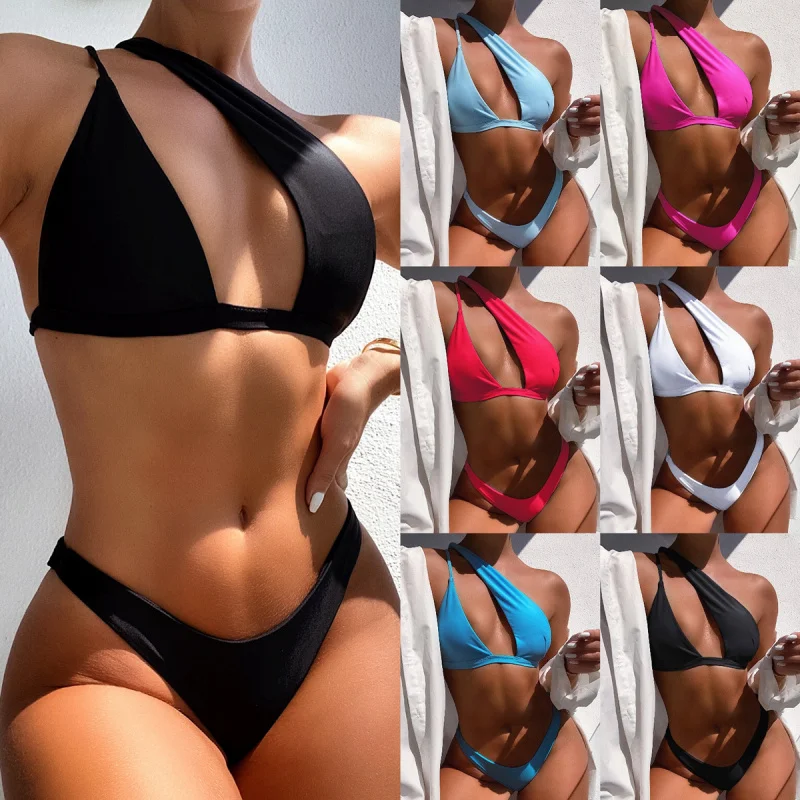 New Single-Sided Solid Color Bikini Swimsuit Independent Station Two-Piece Swimwear76364
New Single-Sided Solid Color Bikini Swimsuit Independent Station Two-Piece Swimwear76364