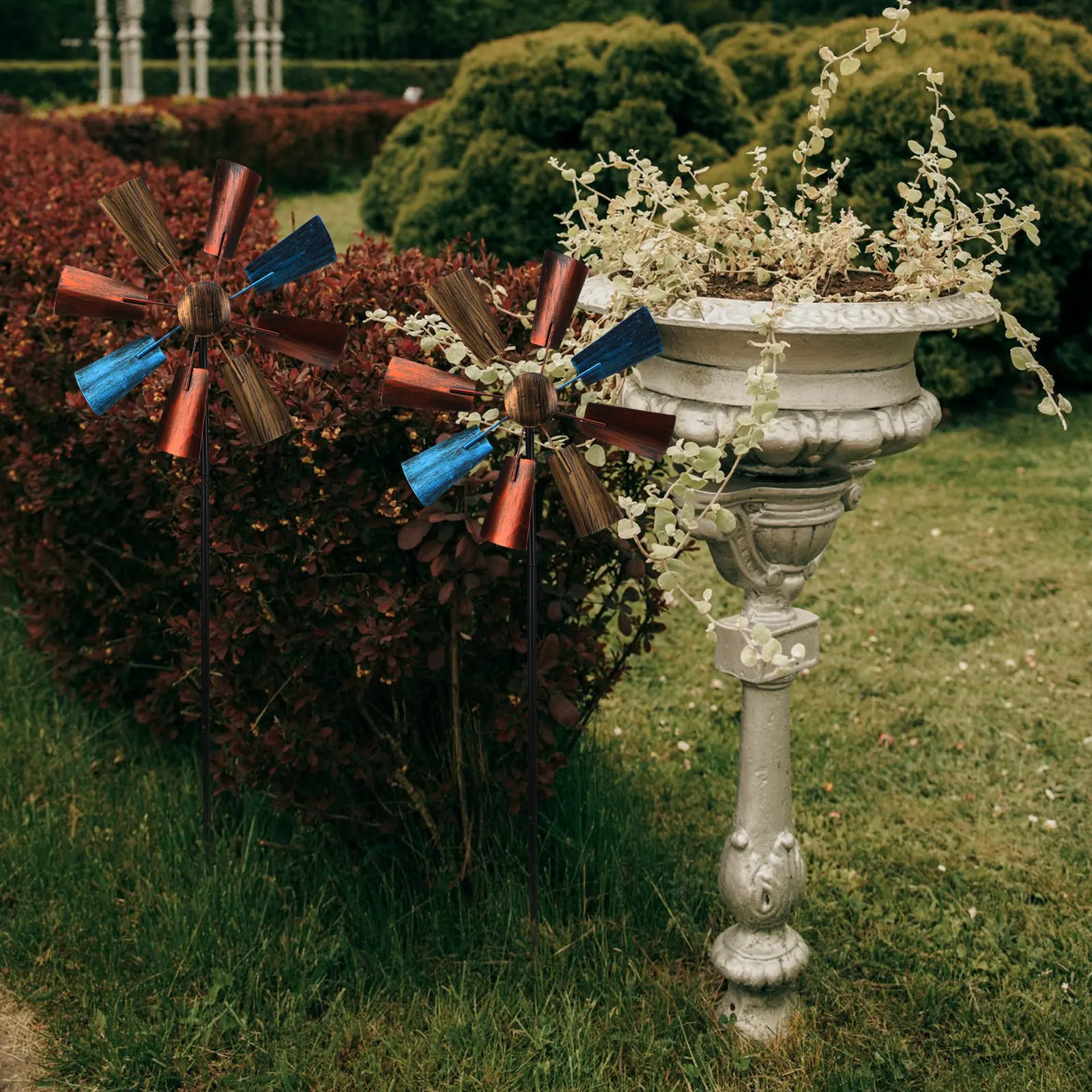 1Pcs Outdoor Iron Windmill Decor Garden Yard Scene Inserting Rotatable Decorative Pinwheel Garden Windmill Adornment
1Pcs Outdoor Iron Windmill Decor Garden Yard Scene Inserting Rotatable Decorative Pinwheel Garden Windmill Adornment
