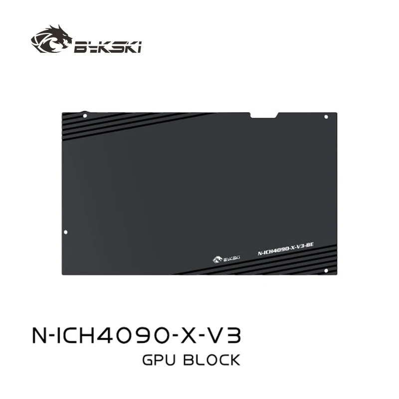 Водяной блок графического процессора Bykski N-ICH4090-X-V3, используемый для охлаждения видеокарты Inno3D GeForce RTX 4090 ICHILL/все металлические радиаторы 
Водяной блок графического процессора Bykski N-ICH4090-X-V3, используемый для охлаждения видеокарты Inno3D GeForce RTX 4090 ICHILL/все металлические радиаторы