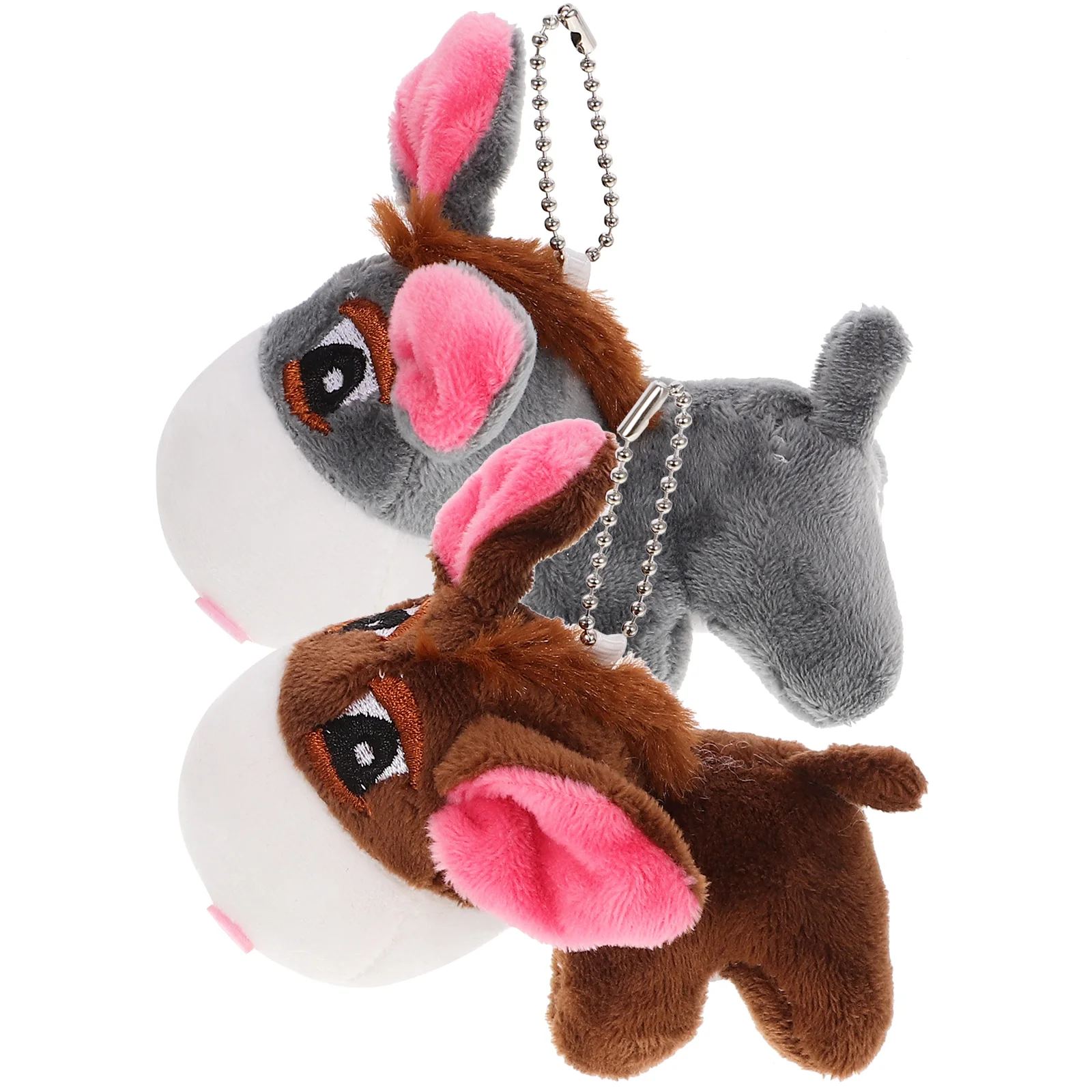 2 Pcs Donkey Keychain Stuffed Toy Plush Decor Little Animal 1100X900X500CM Charm DIY Keychains Charms Grey Hanging
2 Pcs Donkey Keychain Stuffed Toy Plush Decor Little Animal 1100X900X500CM Charm DIY Keychains Charms Grey Hanging