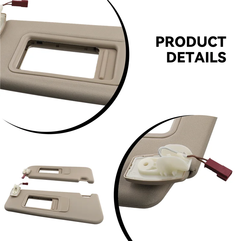 1 Pair Beige Car Sun Visors For BMW 5 SERIES F10 F11 F18 2011-2015 51167248857 51167248858
1 Pair Beige Car Sun Visors For BMW 5 SERIES F10 F11 F18 2011-2015 51167248857 51167248858