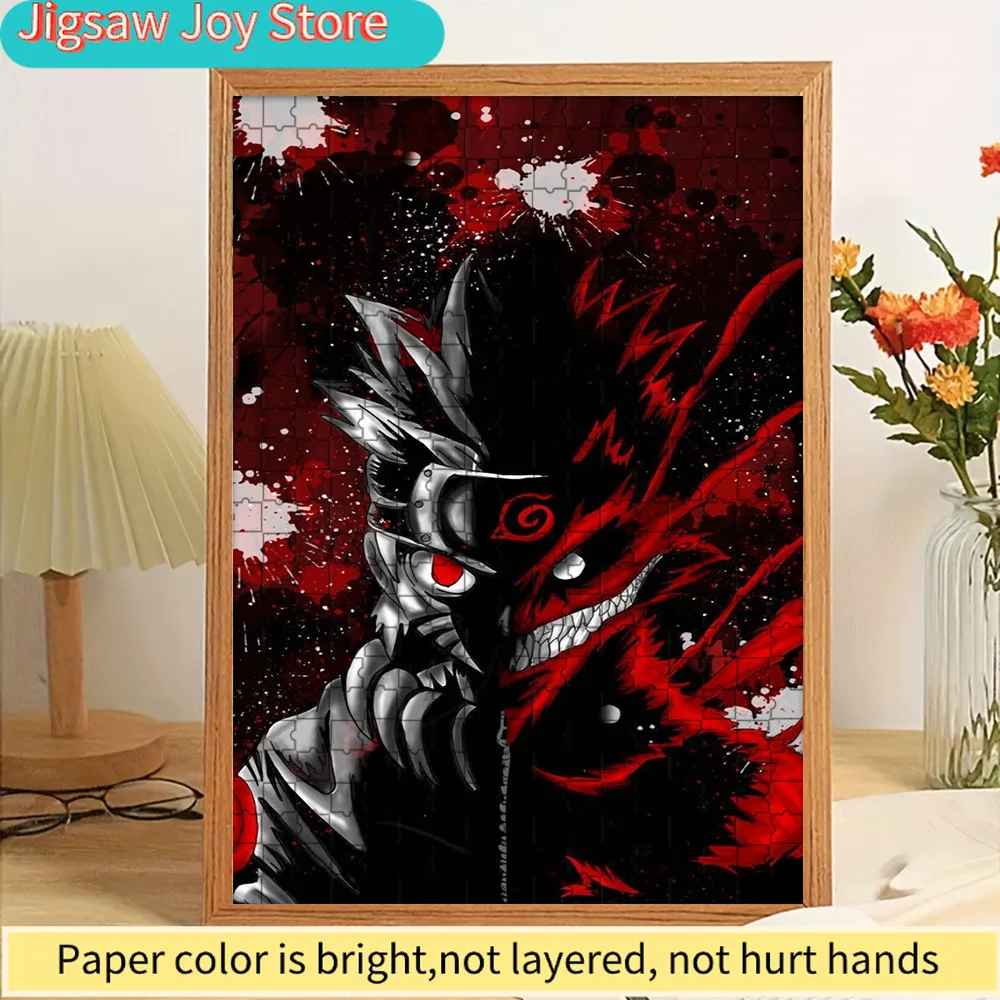 Naruto Uzumaki Nine-Tails Chakra Mode Paper Puzzle, Anime Split Portrait with Red and Black Blood Splatter Effect Paper Jigsaw P
Naruto Uzumaki Nine-Tails Chakra Mode Paper Puzzle, Anime Split Portrait with Red and Black Blood Splatter Effect Paper Jigsaw P