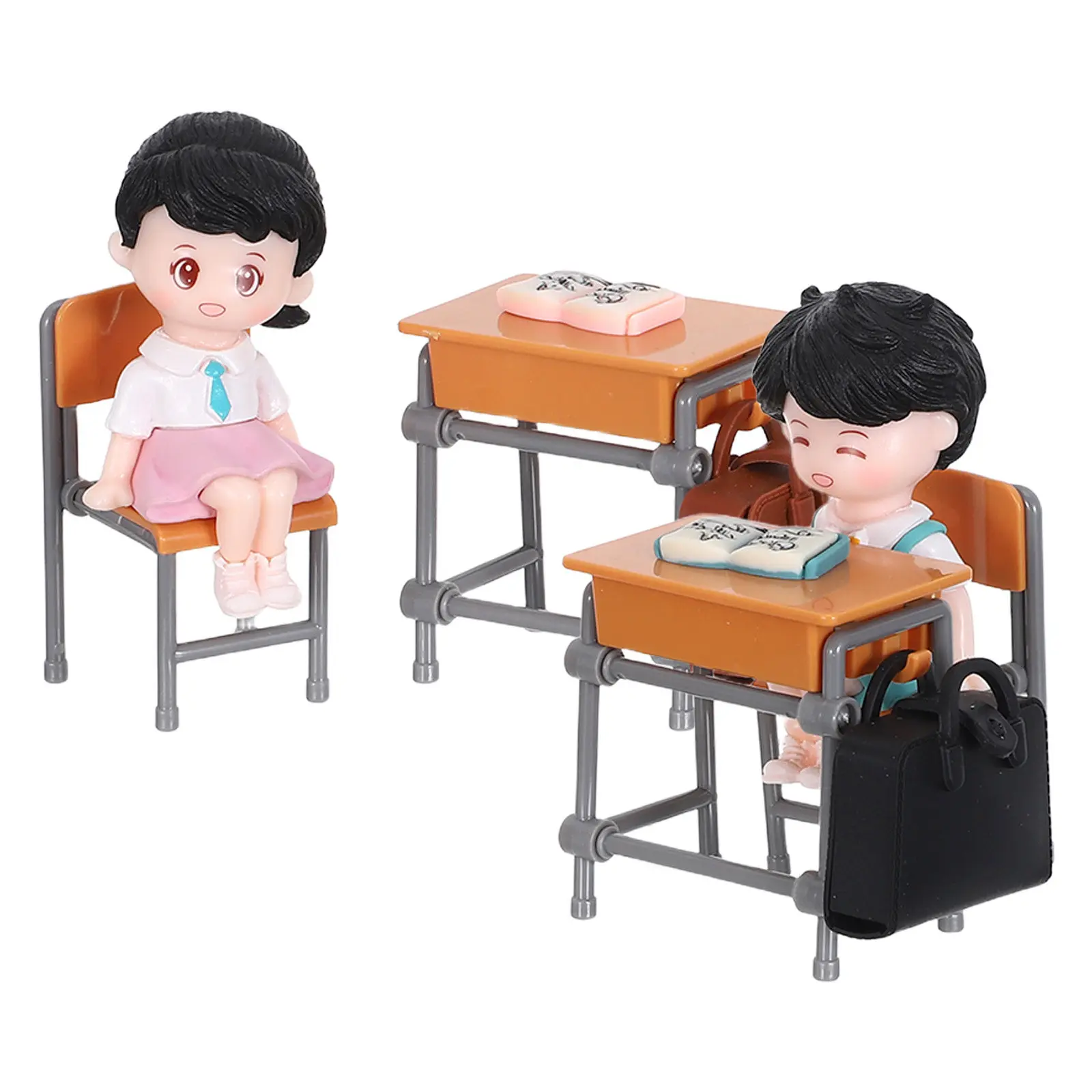 1Set Miniature School Desk Chair Set Realistic Classroom Scene Miniature Schoolbags Supplies for Imaginative Pretend Play
1Set Miniature School Desk Chair Set Realistic Classroom Scene Miniature Schoolbags Supplies for Imaginative Pretend Play