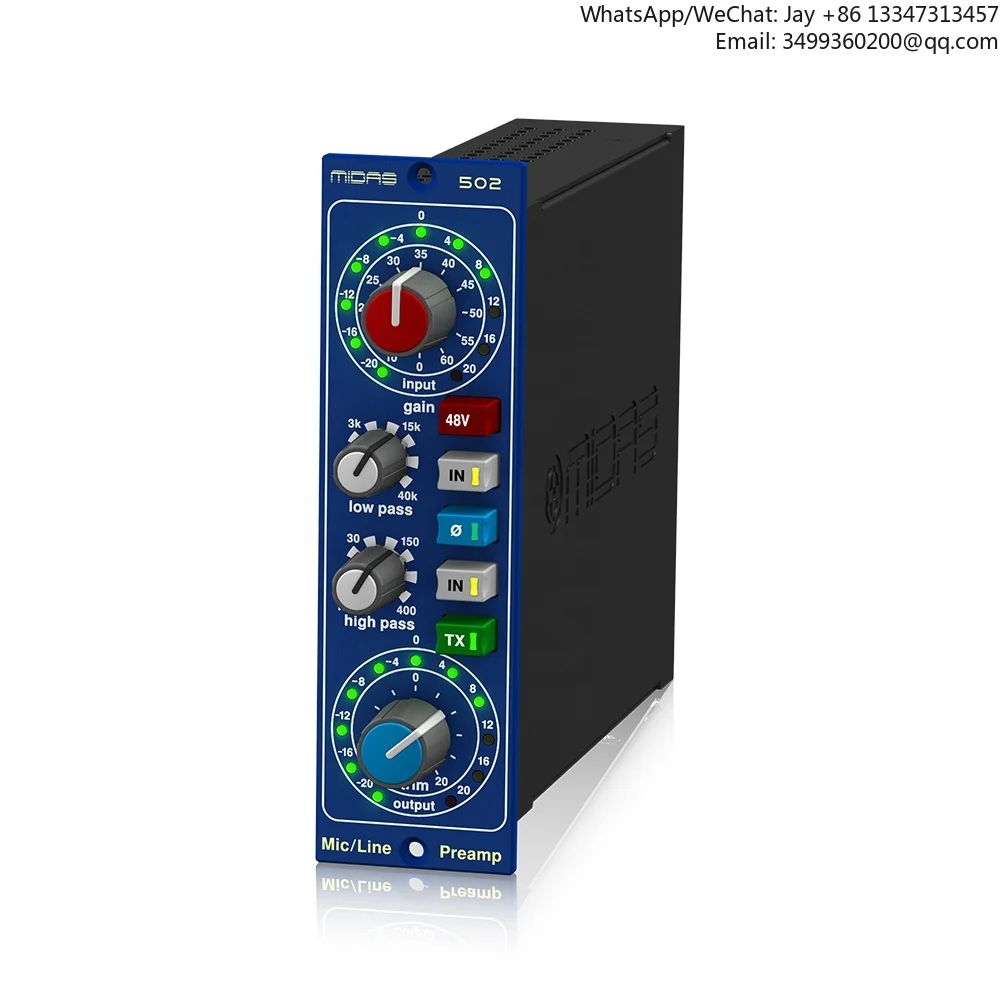 502 V2 Microphone Preamplifier Module Pa Sound System Studio Music Equipment Indoor Outdoor Stage
502 V2 Microphone Preamplifier Module Pa Sound System Studio Music Equipment Indoor Outdoor Stage