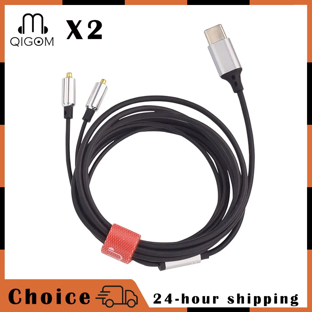 QIGOM X2 Earphone Cable MMCX Cables TYPE-C Jack, Replaceable Design, Reduce Signal Distortion, Low Frequency, DIY Accessories
QIGOM X2 Earphone Cable MMCX Cables TYPE-C Jack, Replaceable Design, Reduce Signal Distortion, Low Frequency, DIY Accessories