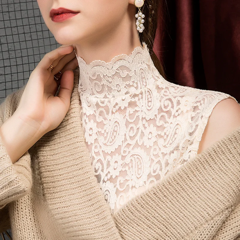 Fall 2020 Women's Lace Base Shirt Slim Fit Sleeveless Stand Collar Mesh Vest Inner Wear Commute Style Korean Version Regular ...
Fall 2020 Women's Lace Base Shirt Slim Fit Sleeveless Stand Collar Mesh Vest Inner Wear Commute Style Korean Version Regular ...