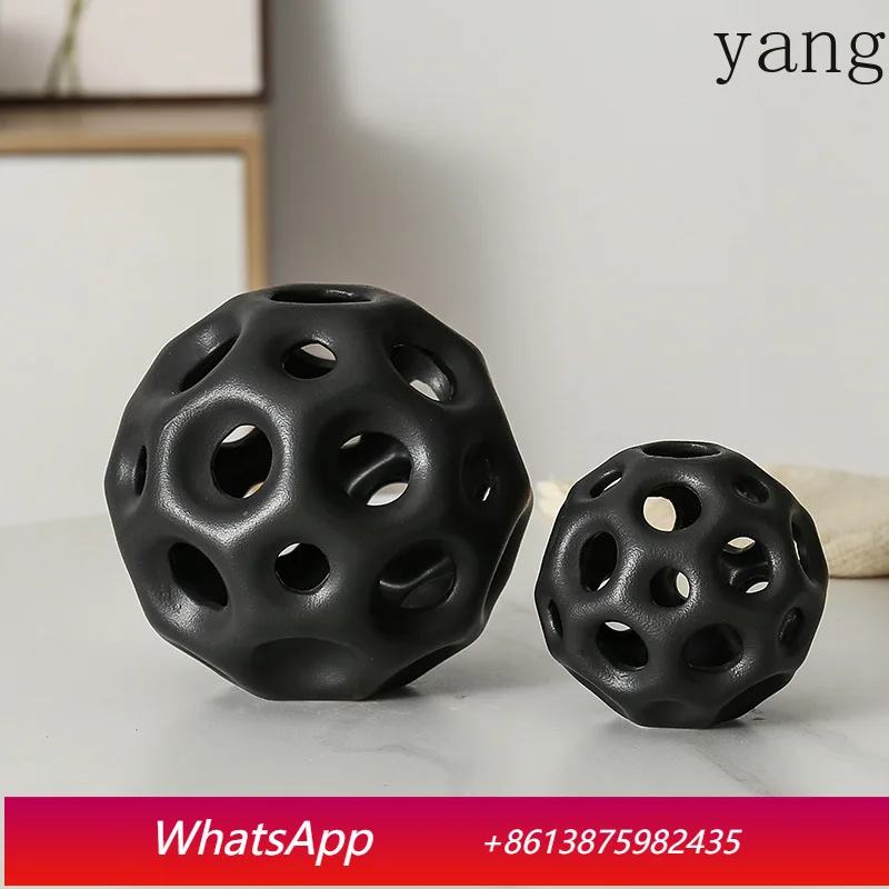 LH Creative Spherical Hollow Statue Ornament Tabletop Ceramic Hollow Ball Sculpture
LH Creative Spherical Hollow Statue Ornament Tabletop Ceramic Hollow Ball Sculpture