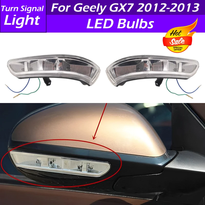 For Geely GX7 2012 2013 LED Car Rearview Mirror Turn Signal Light Rear View Mirror Light Indicator Lamp Side Turn Signal Lamp
For Geely GX7 2012 2013 LED Car Rearview Mirror Turn Signal Light Rear View Mirror Light Indicator Lamp Side Turn Signal Lamp