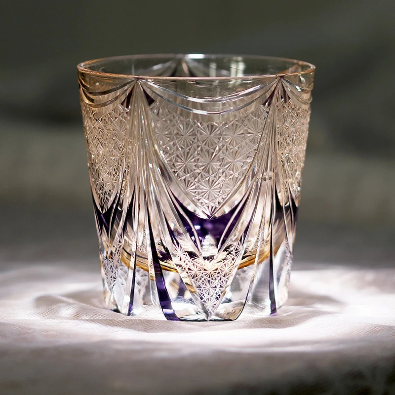 Edo Kiriko Top Seller Exquisite Hand Cut to Clear Glasses High Quality Whisky Crystal Glass Cup with Gift Box 1 PC 320ml
Edo Kiriko Top Seller Exquisite Hand Cut to Clear Glasses High Quality Whisky Crystal Glass Cup with Gift Box 1 PC 320ml