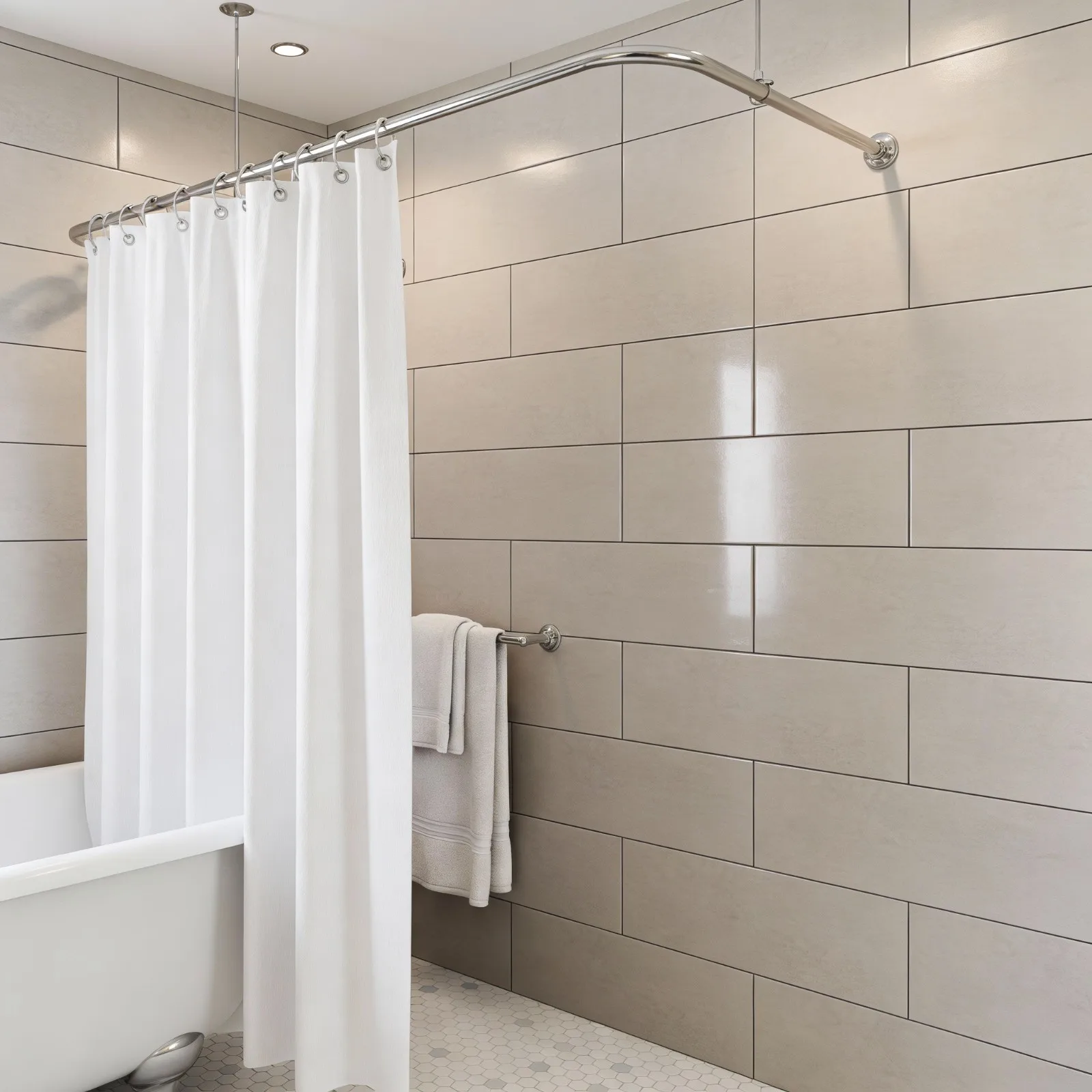 Алюминиевый U-образный карниз для душевой занавески 5 футов, U-образный карниз для душевой занавески под углом 90 градусов F
Алюминиевый U-образный карниз для душевой занавески 5 футов, U-образный карниз для душевой занавески под углом 90 градусов F