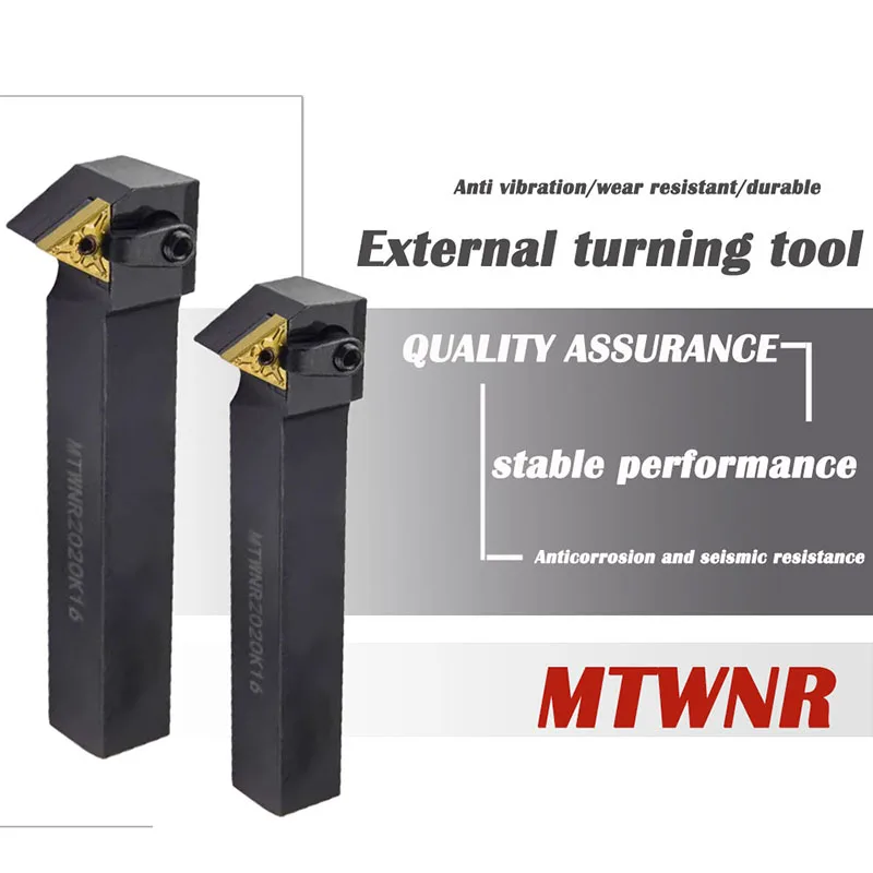 1 шт. токарный инструмент для наружной обточки MTWNR1616H16 MTWNR2020K16 MTWNR2525M16 токарный инструмент держатель MTWNL для TNMG вставки
1 шт. токарный инструмент для наружной обточки MTWNR1616H16 MTWNR2020K16 MTWNR2525M16 токарный инструмент держатель MTWNL для TNMG вставки