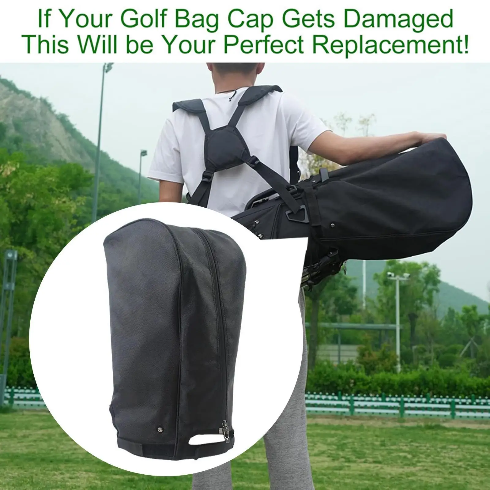 Golf Bag Rain Cover Rain Hood Cape Oxford Cloth Accessories Rainproof Club Protection Golf Supplies for Outdoor Sports Travel
Golf Bag Rain Cover Rain Hood Cape Oxford Cloth Accessories Rainproof Club Protection Golf Supplies for Outdoor Sports Travel