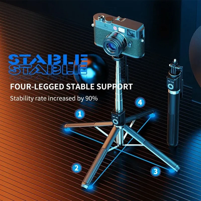 Selfie Stick 2.2m Selfie Stick 360 Degree Rotating Stand Foldable Bluetooth Selfie Stick Live Broadcast Bracket with Fill Light
Selfie Stick 2.2m Selfie Stick 360 Degree Rotating Stand Foldable Bluetooth Selfie Stick Live Broadcast Bracket with Fill Light