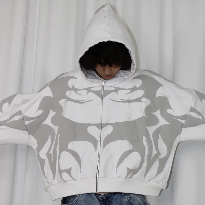 F/W 3D пенопластовая толстовка на молнии с буквенным принтом, уличная одежда с заниженными плечами, кардиган с капюшоном для мужчин/женщин, тяжелое хлопковое модное пальто
F/W 3D пенопластовая толстовка на молнии с буквенным принтом, уличная одежда с заниженными плечами, кардиган с капюшоном для мужчин/женщин, тяжелое хлопковое модное пальто