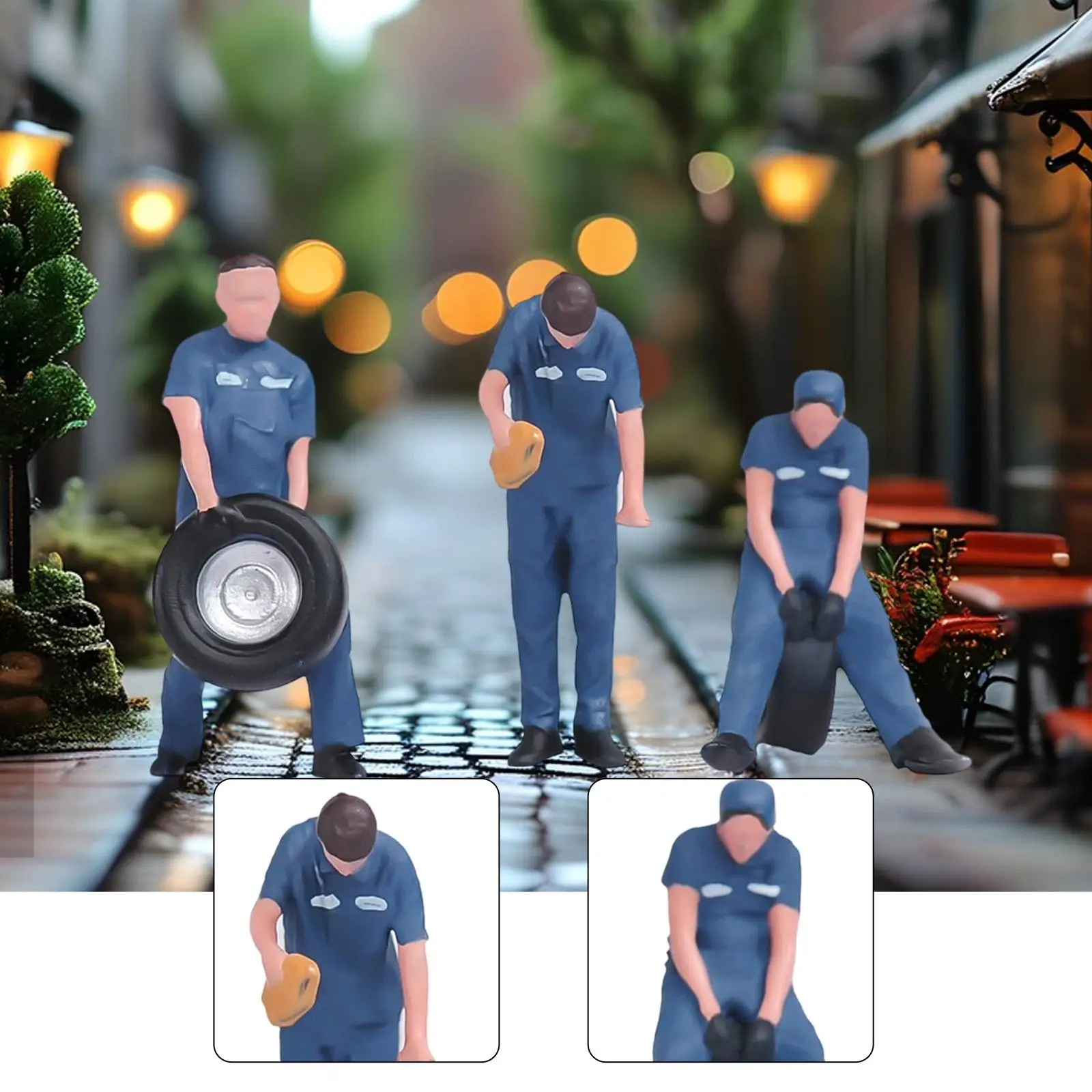3x 1:64 Scale Miniature Figures Mini Models Decoration Small Miniature Scene Figurines Micro Landscape Decor
3x 1:64 Scale Miniature Figures Mini Models Decoration Small Miniature Scene Figurines Micro Landscape Decor