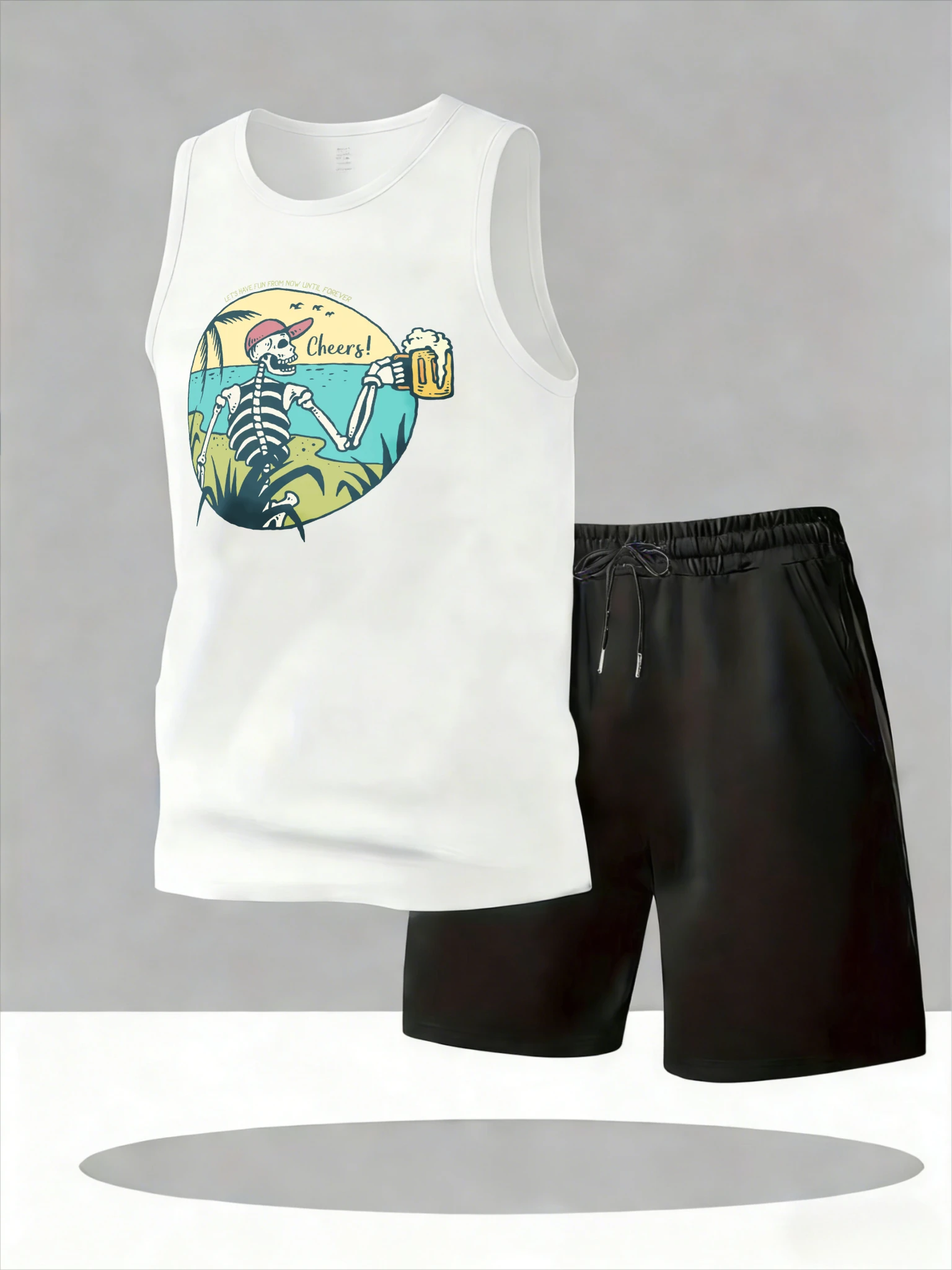 Men's Tank Top Sets 2026 Summer Quick drying jogging suit running Breathable seaside men's tracksuit oversize sports crewneck
Men's Tank Top Sets 2026 Summer Quick drying jogging suit running Breathable seaside men's tracksuit oversize sports crewneck