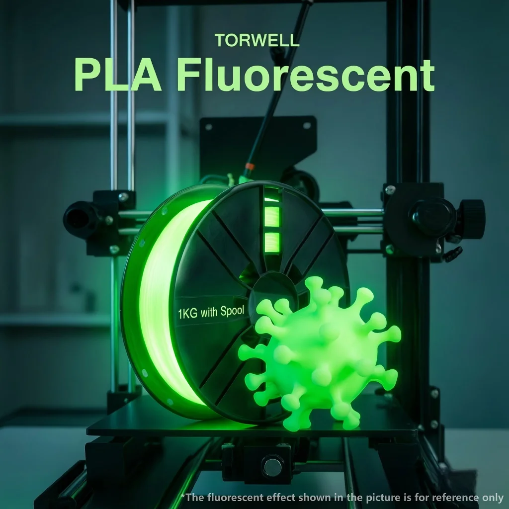 Torwell PLA Glow 1KG Fluorescent 3D Printers Filaments with Reusable Spool for Bambulab Creality A1 K2 Multi Colors
Torwell PLA Glow 1KG Fluorescent 3D Printers Filaments with Reusable Spool for Bambulab Creality A1 K2 Multi Colors