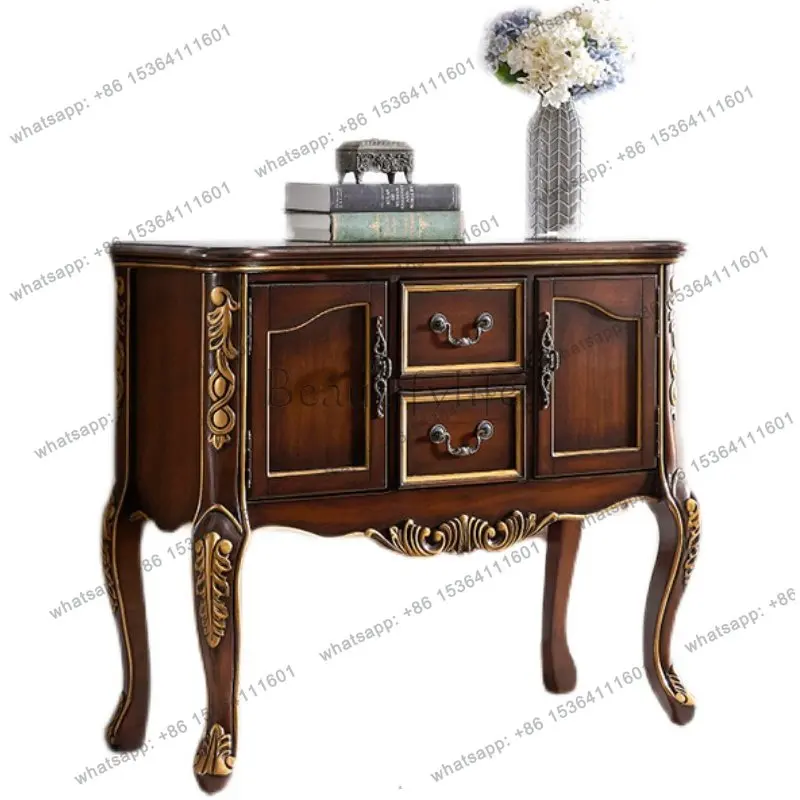 Solid wood entrance table living room wall decoration table storage old painted entrance table
Solid wood entrance table living room wall decoration table storage old painted entrance table
