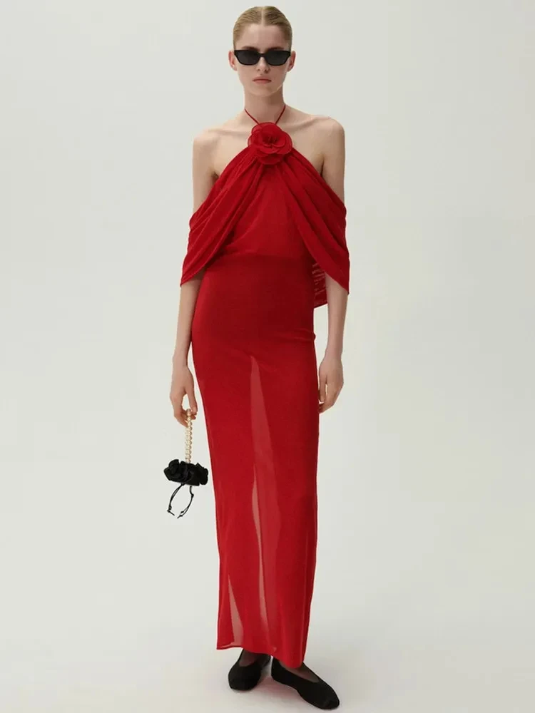 2024 New Women Celebrity Sexy Backless Flower Red Maxi Long Split Bodycon Bandage Dress Elegant Evening Club Party Dress
2024 New Women Celebrity Sexy Backless Flower Red Maxi Long Split Bodycon Bandage Dress Elegant Evening Club Party Dress