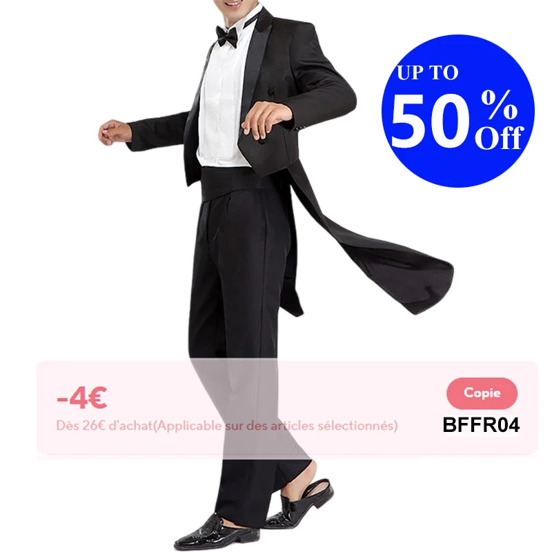Мужской классический черный смокинг, платье, фрак с цветочными лацканами, костюм из двух предметов, свадебный костюм для жениха, певицы, торжественное платье, куртка с хвостом, наряды
Мужской классический черный смокинг, платье, фрак с цветочными лацканами, костюм из двух предметов, свадебный костюм для жениха, певицы, торжественное платье, куртка с хвостом, наряды