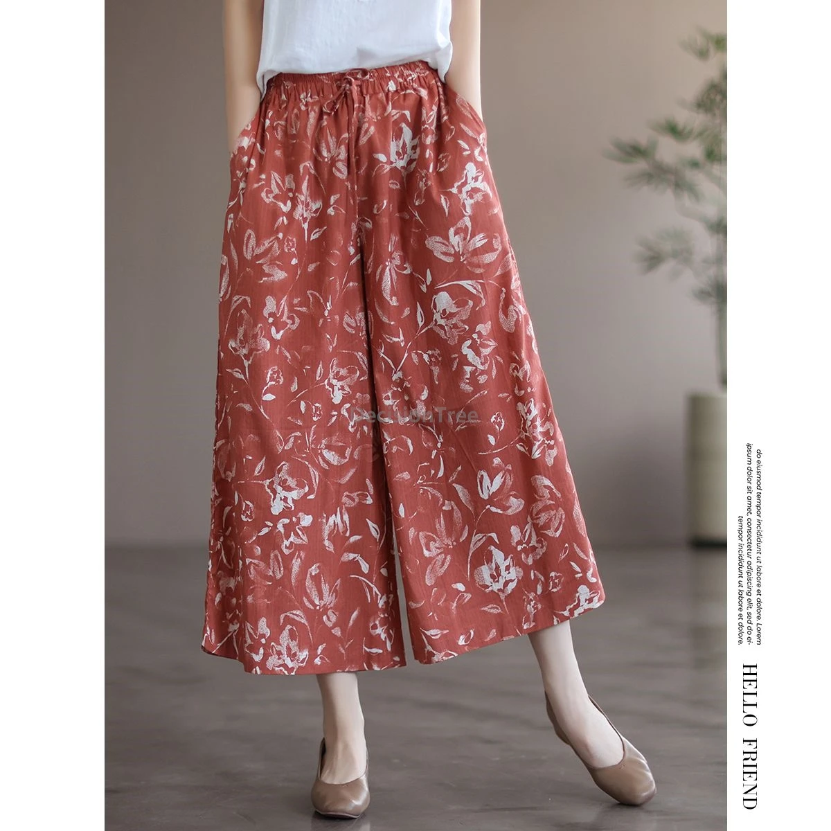2025 trendy printing beach pants chinese cotton and linen casual comfortable wide leg trousers summer daily versatile pants
2025 trendy printing beach pants chinese cotton and linen casual comfortable wide leg trousers summer daily versatile pants