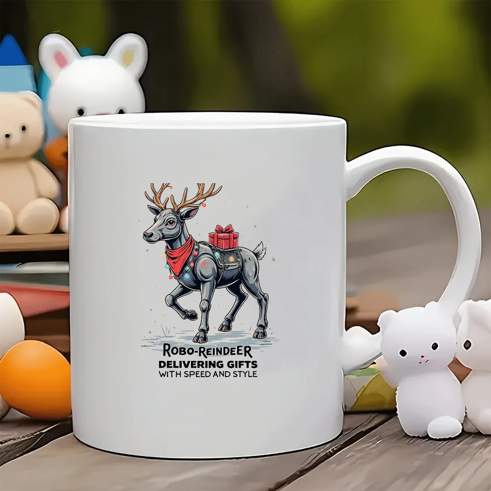 11oz Creative Mechanical Reindeer Mug Cartoon SciFi Christmas Gift Cup Kids Water Bottle Family Office Coffee Cup Essential fo
11oz Creative Mechanical Reindeer Mug Cartoon SciFi Christmas Gift Cup Kids Water Bottle Family Office Coffee Cup Essential fo