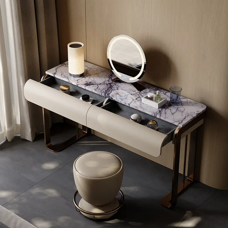 European Modern Vanity Table Storage Organizer Drawers Mirror Stool Dressing Table Coffee Makeup Penteadeira Trendy Furniture
European Modern Vanity Table Storage Organizer Drawers Mirror Stool Dressing Table Coffee Makeup Penteadeira Trendy Furniture