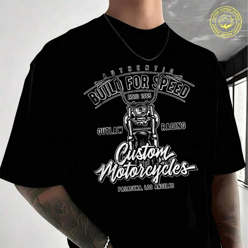 Men Cotton T-Shirt Motorcycle Speed Design Moto T Shirt O-neck Short Sleeve Tees Fashion Hip Hop Tshirt
Men Cotton T-Shirt Motorcycle Speed Design Moto T Shirt O-neck Short Sleeve Tees Fashion Hip Hop Tshirt