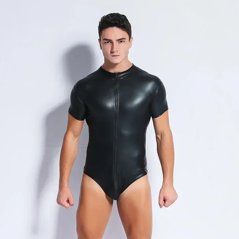 Hot New Fashion Patent Leather Body Suit Club Party Nightwear Sexy Zipper Bodysuit Erotic Lingerie Stage Wear Cosplay Costume
Hot New Fashion Patent Leather Body Suit Club Party Nightwear Sexy Zipper Bodysuit Erotic Lingerie Stage Wear Cosplay Costume