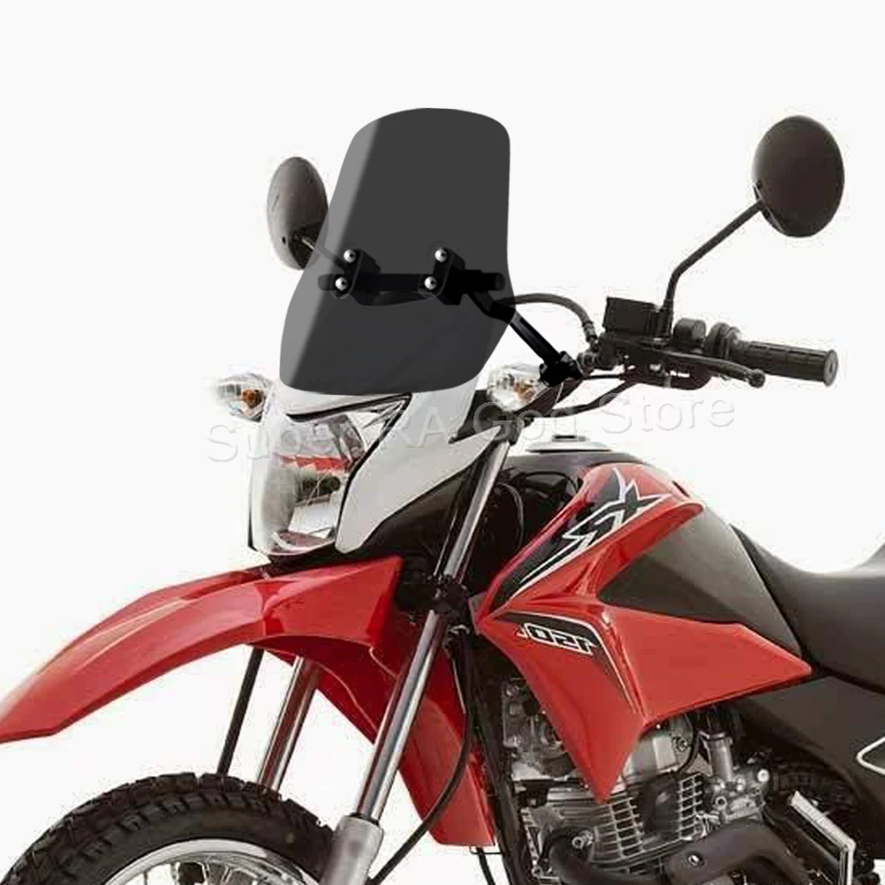For Honda XR 150L XR650L XR230 Adventure motorcycle front windshield with 12mm navigation bracket tube
For Honda XR 150L XR650L XR230 Adventure motorcycle front windshield with 12mm navigation bracket tube