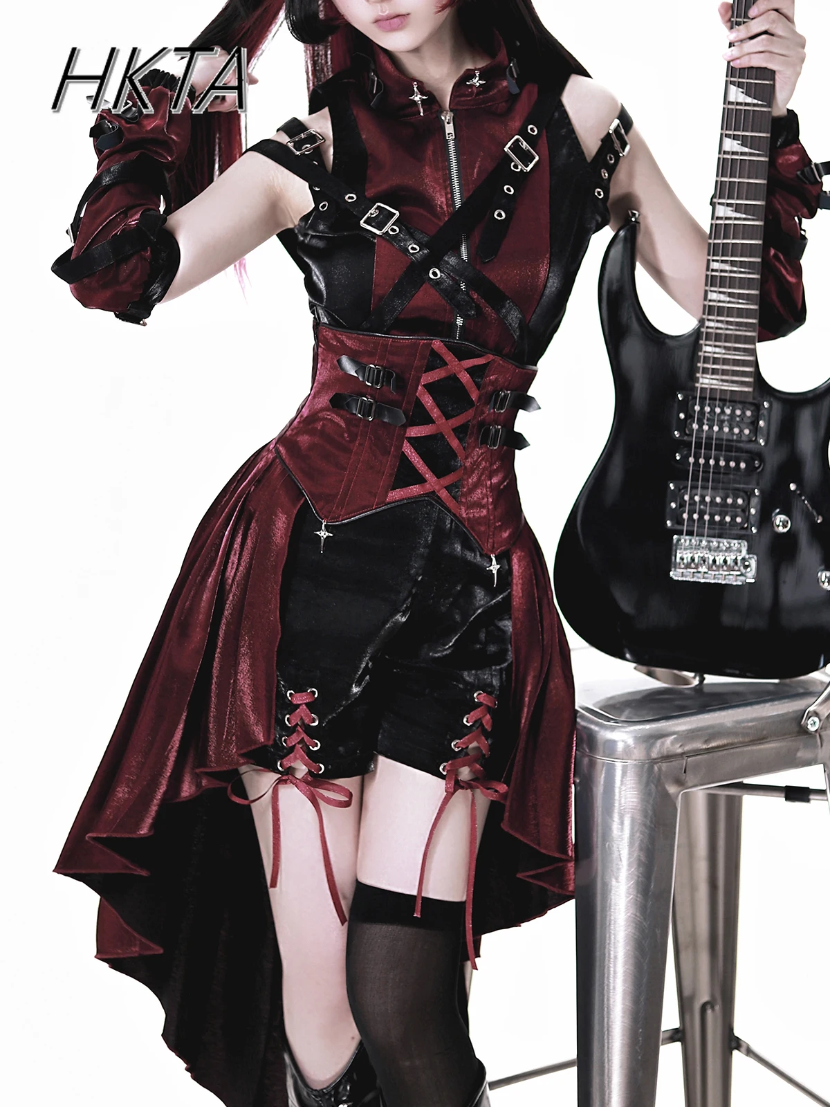 Original Assassin Lolita Skirt Sets Prince Outfit Punk Abigoth Style Y2k Aesthetic Tank Top Long Strap Skirt Shorts 3-piece Set
Original Assassin Lolita Skirt Sets Prince Outfit Punk Abigoth Style Y2k Aesthetic Tank Top Long Strap Skirt Shorts 3-piece Set