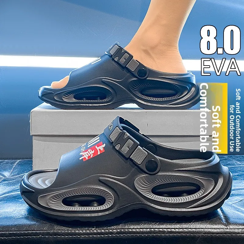 Men's Summer Outdoor Anti-Slip Driving Thick Bottom Heightening Slippers Beach Sandals Comfortable Slip-On EVA Flat Footwear
Men's Summer Outdoor Anti-Slip Driving Thick Bottom Heightening Slippers Beach Sandals Comfortable Slip-On EVA Flat Footwear