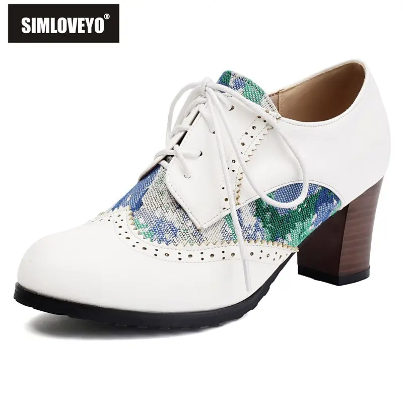 SIMLOVEYO 2025 Leisure Women Pumps Round Toe Chunky Heels 6cm Lace Up Mixed Color Large Size 42 43 44 Soft Daily Female Shoes
SIMLOVEYO 2025 Leisure Women Pumps Round Toe Chunky Heels 6cm Lace Up Mixed Color Large Size 42 43 44 Soft Daily Female Shoes