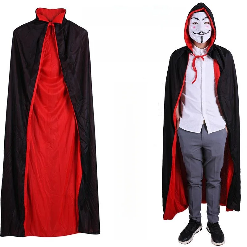 Halloween Double Layer Red And Black Death God Devil Robe for Children And Adults Men And Women Party Dance Costume
Halloween Double Layer Red And Black Death God Devil Robe for Children And Adults Men And Women Party Dance Costume