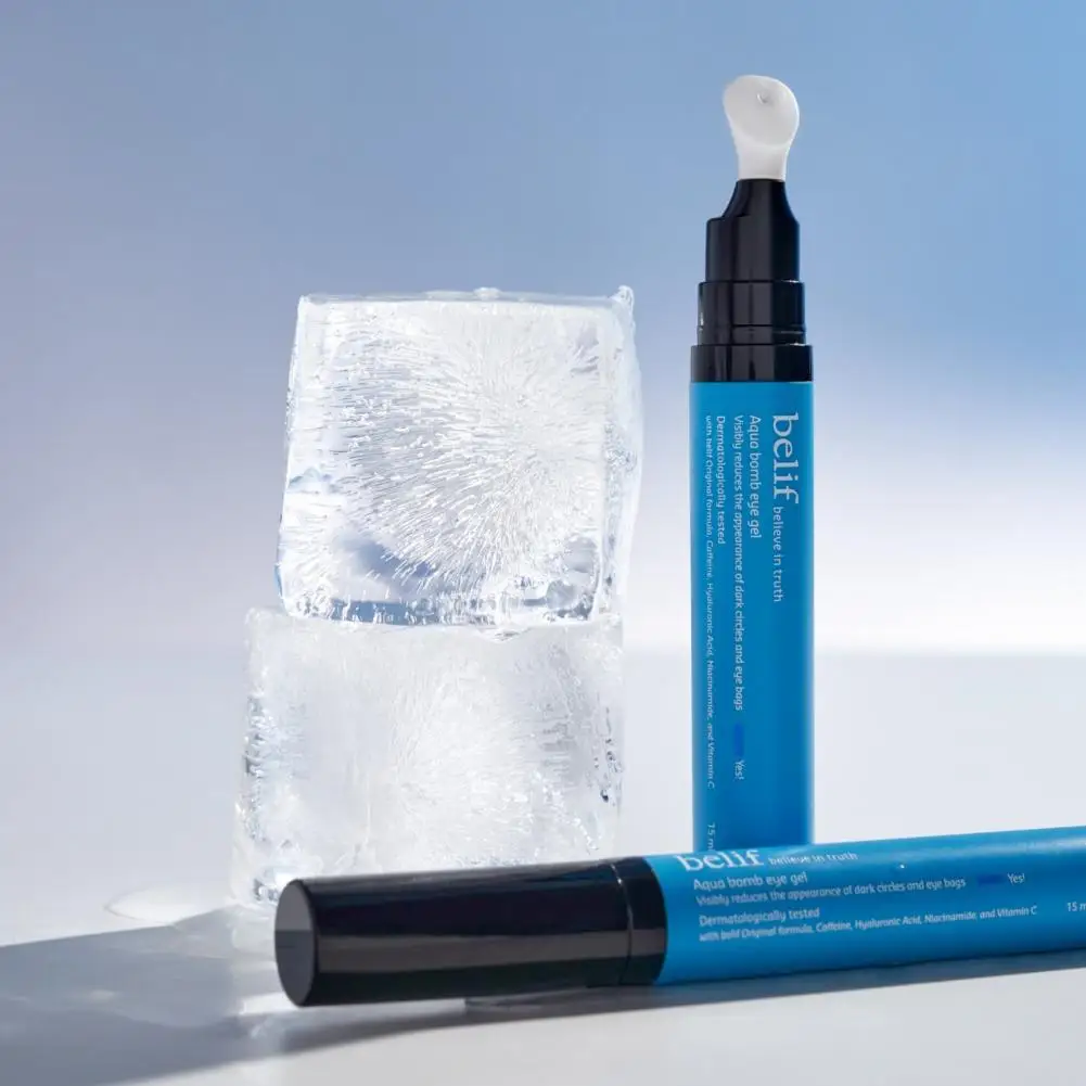 Belif Aqua Bomb Massage Eye Cream With Ceramic Massager - Caffeine Niacinamide Cooling Eye Gel Brightening Fade Fine Line Care
Belif Aqua Bomb Massage Eye Cream With Ceramic Massager - Caffeine Niacinamide Cooling Eye Gel Brightening Fade Fine Line Care