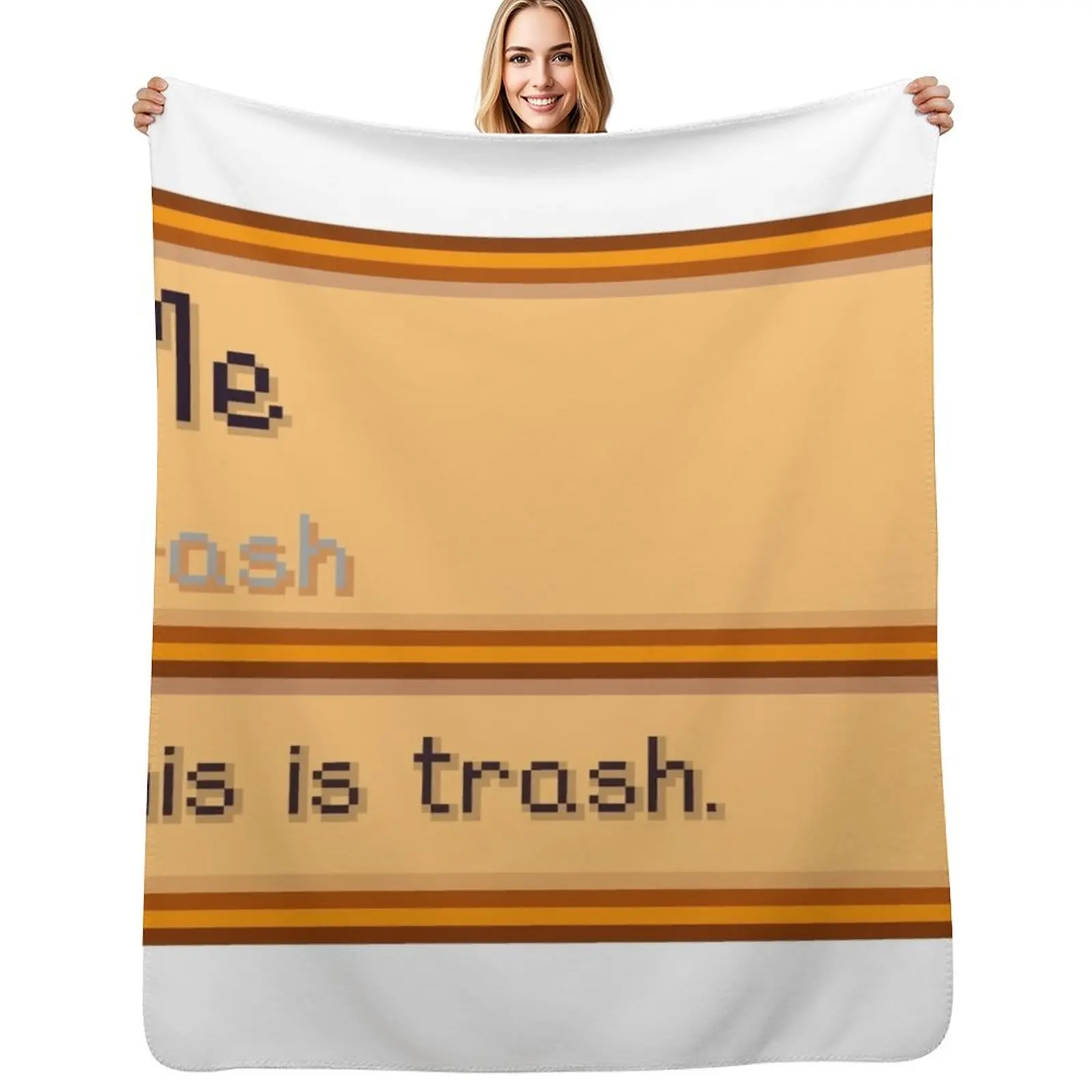 Stardew Valley Trash item but its you! D: Throw Blanket Stylish Warm Blanket for Living Room Bedroom
Stardew Valley Trash item but its you! D: Throw Blanket Stylish Warm Blanket for Living Room Bedroom