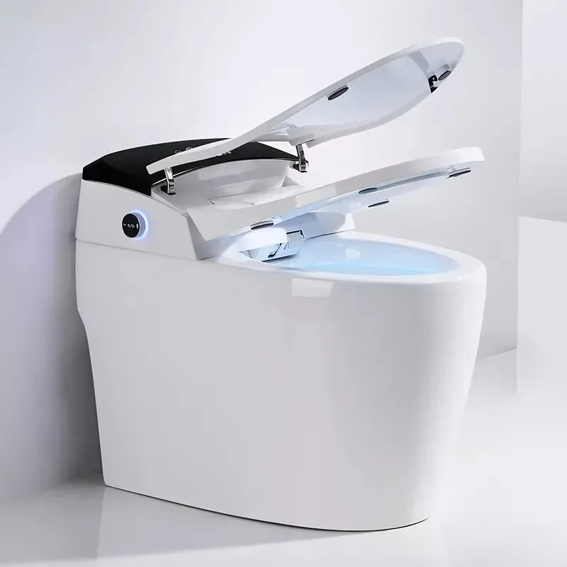 A Hot saleP-Trap Short Size Tankless Buy Korean Ceramic Intelligent Auto Washing Automatic Water Spray Smart Toilet
A Hot saleP-Trap Short Size Tankless Buy Korean Ceramic Intelligent Auto Washing Automatic Water Spray Smart Toilet