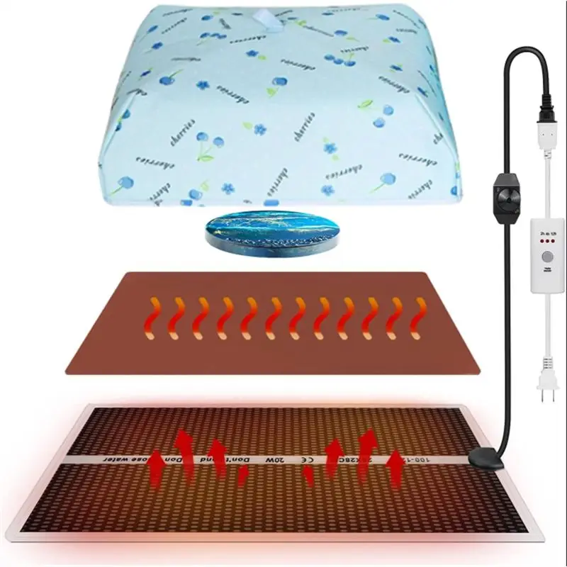 AT05-For Resin Mold Heat Pad, Epoxy Heating Mat With Cover Timer, Fast Curing Drying Warming Machine US Plug
AT05-For Resin Mold Heat Pad, Epoxy Heating Mat With Cover Timer, Fast Curing Drying Warming Machine US Plug