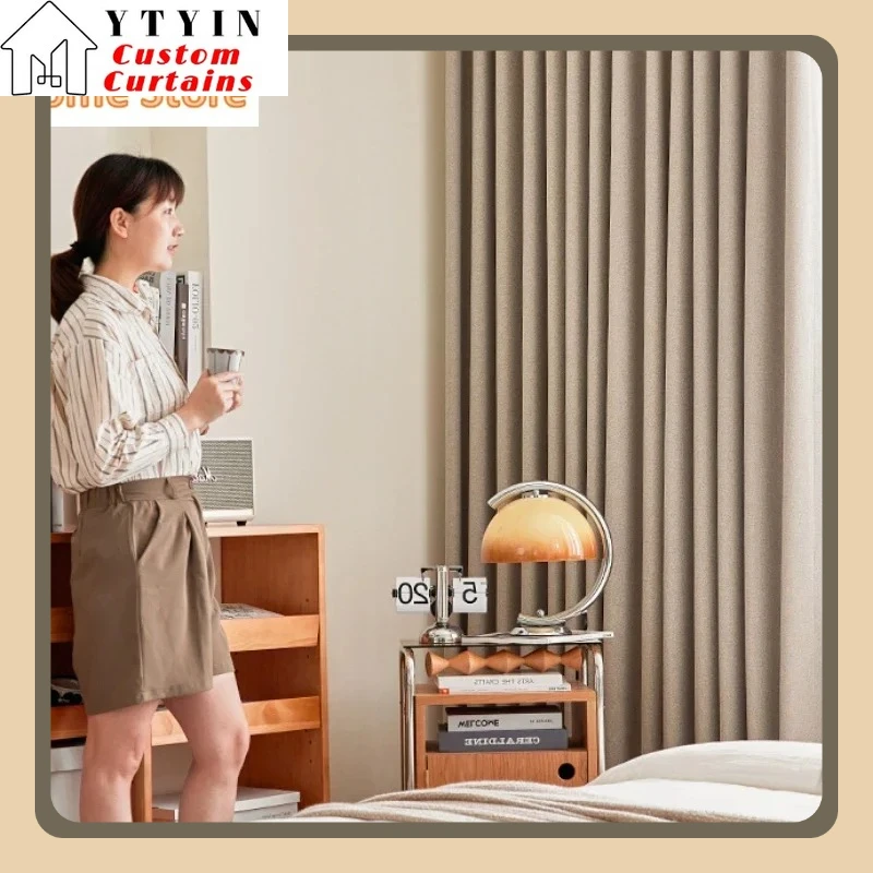 Fashion Modern Thick Full Blackout Drapes Bedroom Soundproof Curtain Floor To Ceiling Windows Curtains Simple Living Room Drape
Fashion Modern Thick Full Blackout Drapes Bedroom Soundproof Curtain Floor To Ceiling Windows Curtains Simple Living Room Drape