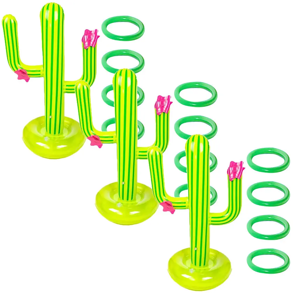 3Sets Inflatable Cactus Toss Rings Floating Pool Games Summer Beach Party Decorations Inflatable Cactus Toss Ring Toys
3Sets Inflatable Cactus Toss Rings Floating Pool Games Summer Beach Party Decorations Inflatable Cactus Toss Ring Toys