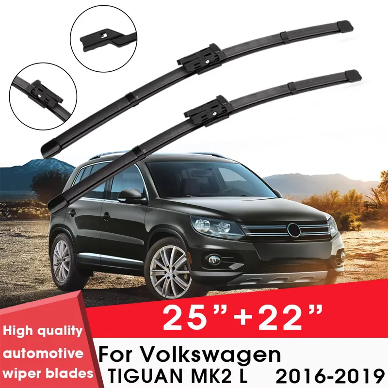Car Wiper Blade Blades For Volkswagen TIGUAN MK2 L 2016-2019 25"+22" Windshield Windscreen Clean Rubber Car Wipers Accessories
Car Wiper Blade Blades For Volkswagen TIGUAN MK2 L 2016-2019 25"+22" Windshield Windscreen Clean Rubber Car Wipers Accessories