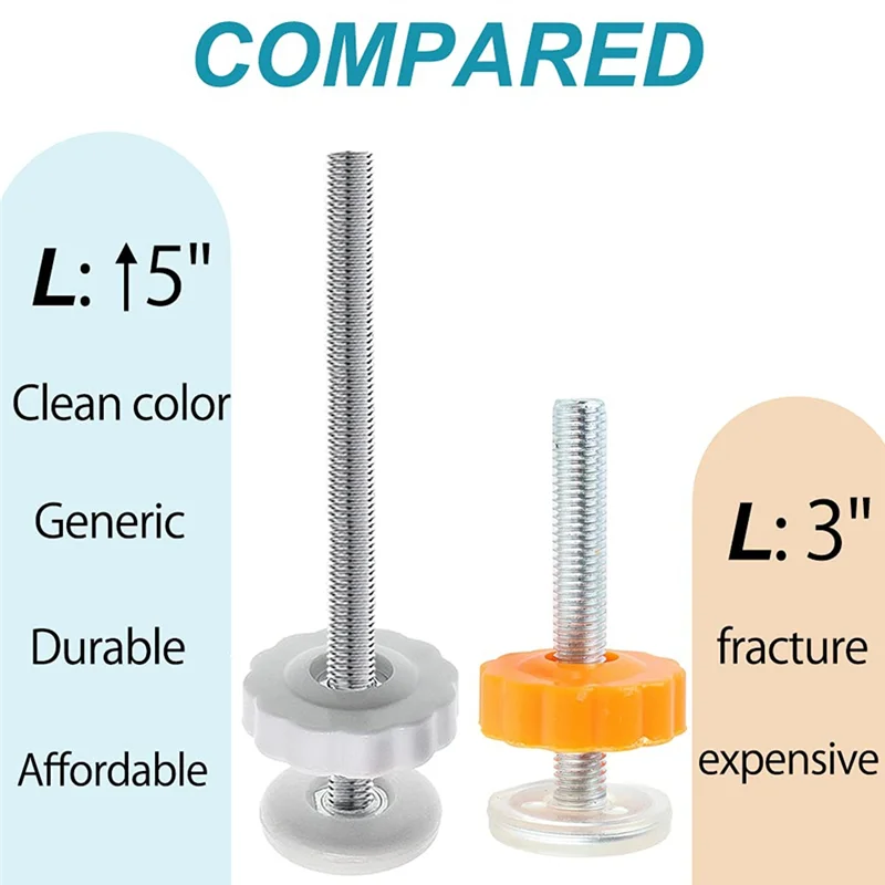 AB11-4Pcs Universal Baby Gate Threaded Spindle Rod, M8 Replacement Bolt Part For Baby & Pet Pressure Mounted Safety Gates
AB11-4Pcs Universal Baby Gate Threaded Spindle Rod, M8 Replacement Bolt Part For Baby & Pet Pressure Mounted Safety Gates