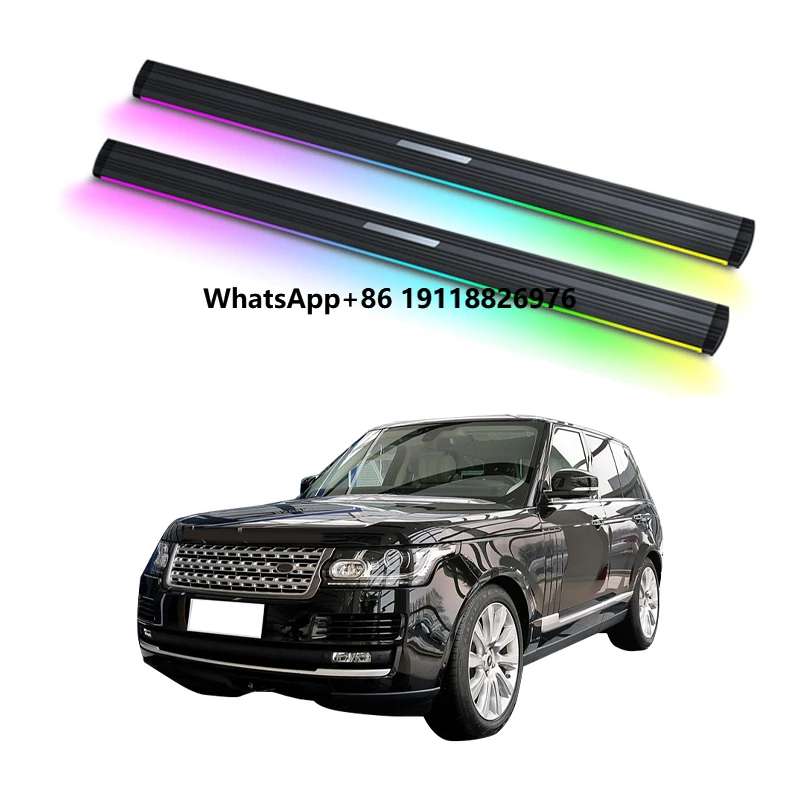 Electric Side Steps Automatic Aluminium Alloy Electric Running Board for Land Rover Range Rover VOGUE June 2013
Electric Side Steps Automatic Aluminium Alloy Electric Running Board for Land Rover Range Rover VOGUE June 2013